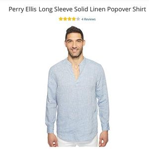 Perry Ellis linen shirt